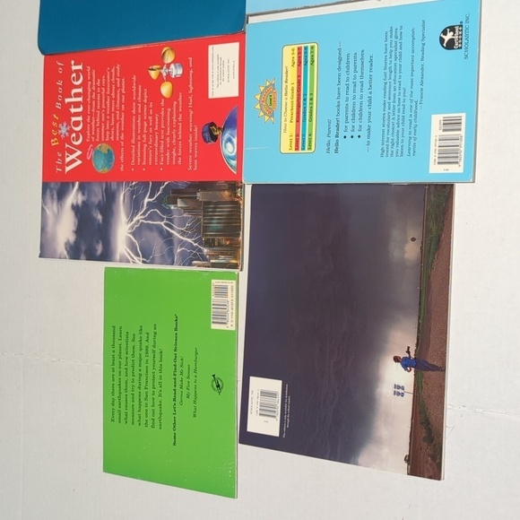 Scholastic Misc. Authors Weather Themed Paperback Book Set of 6 - Picture 5 of 10
